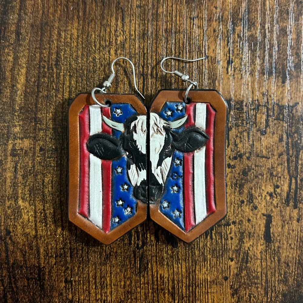 Leather Earrings